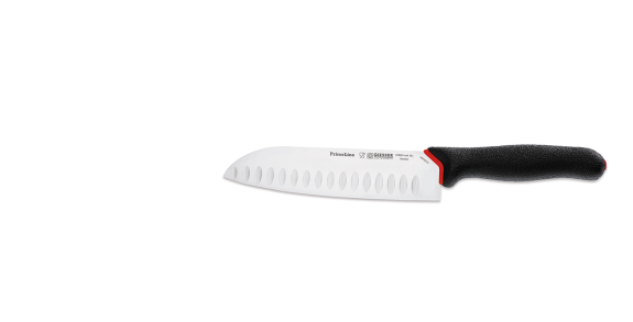 GIESSER Santoku Messer mit Kullenschliff
					- Klingenl&auml;nge 18 cm -
				