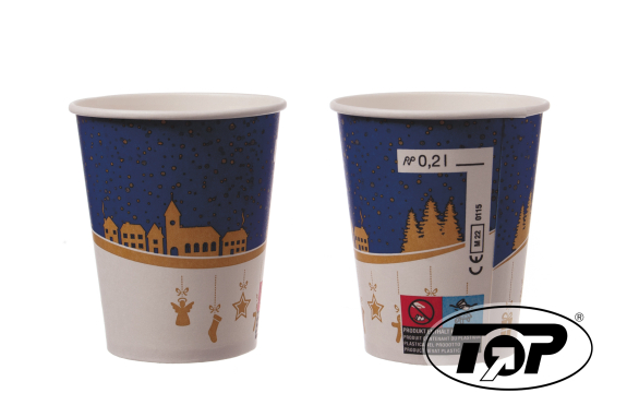 Gl&uuml;hweinbecher 0,2 l "Winterdorf"
					- &agrave; 75 St&uuml;ck -
				