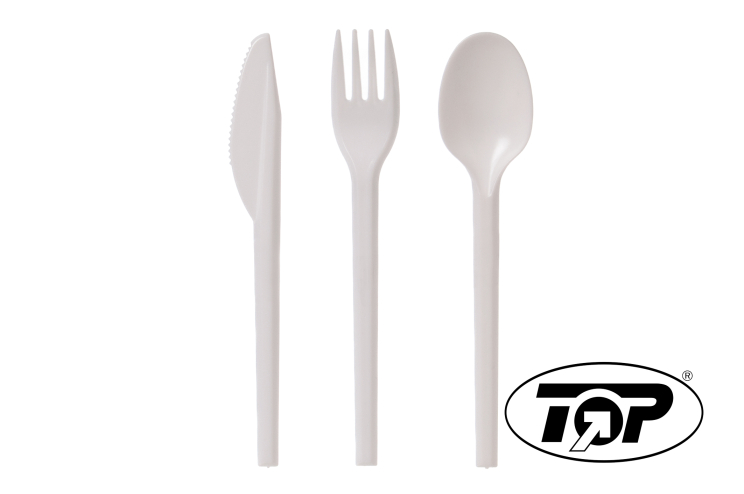 Einweglöffel / Mehrweglöffel weiß - 100 Stück -