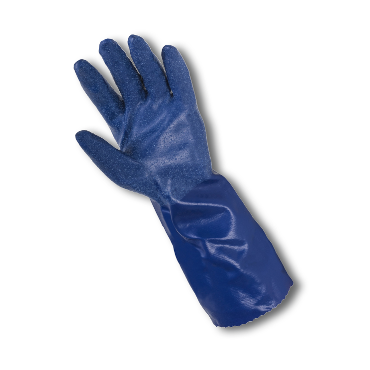 Handschuh PVC, XL - Säure und Ölbeständig -