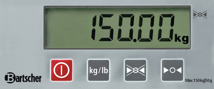 Digitalwaage bis 150 kg - 50 g Teilung -