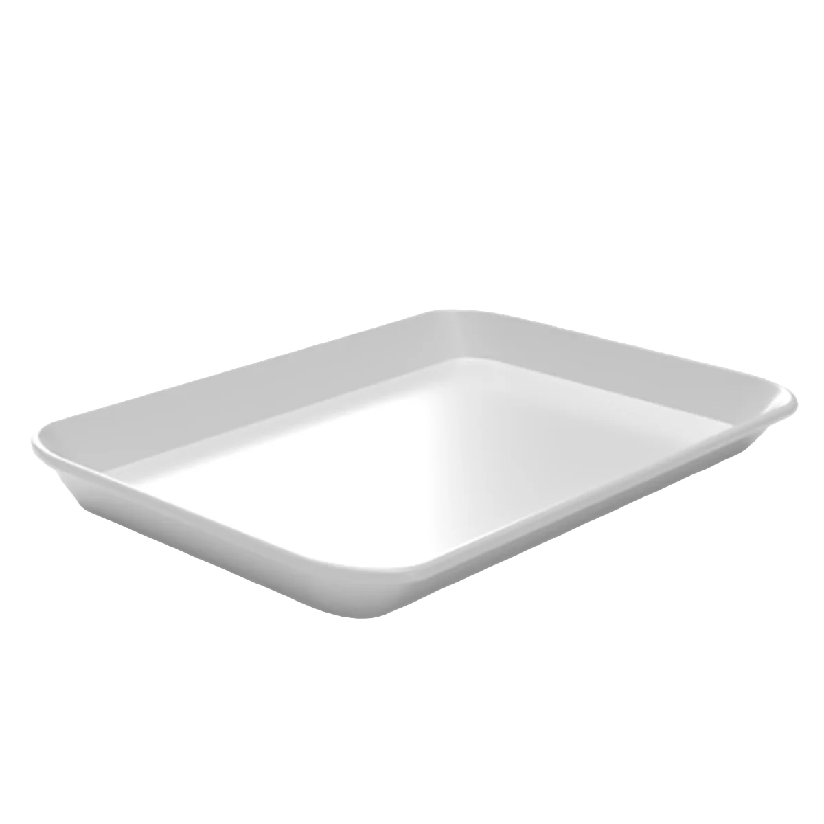 Thekenplatte wei&szlig; 
					- 19 x 15 cm -
				