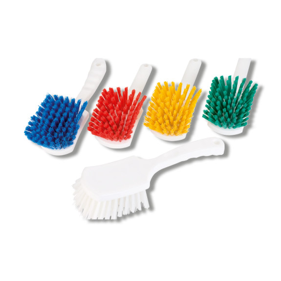 Stielb&uuml;rste kurz wei&szlig;
					Hygenia 
				