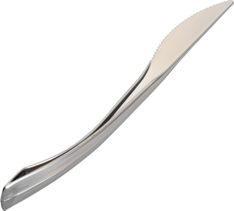 Einwegbesteck Premium silber - 40 Stück -