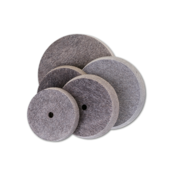 Filzscheibe 150 mm - schräge Ausführung -