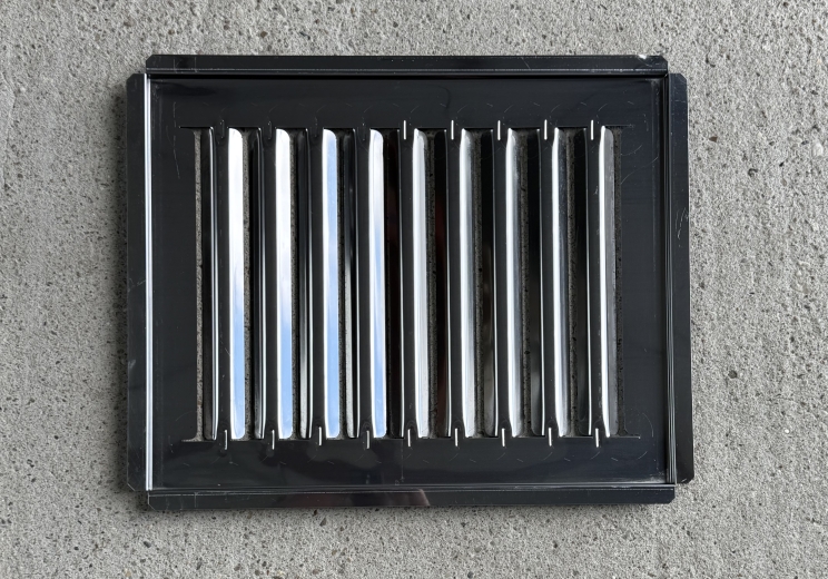 Flammenabdeckung für Gasgrill - Edelstahl -