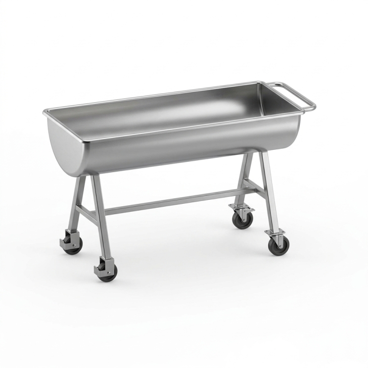 Mengmulde 150 Liter Edelstahl