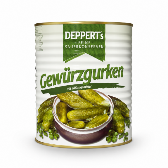 Gew&uuml;rzgurken 10 Liter Dose
					- 40- 45 St&uuml;ck - 
				