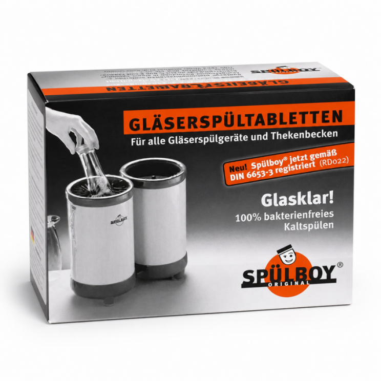 Gläserspültabletten für Spülboy - 48 Stück im Karton -