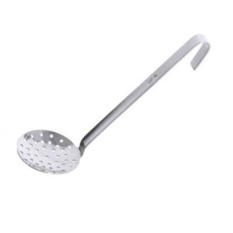 Schaumlöffel kurzer Stiel Edelstahl