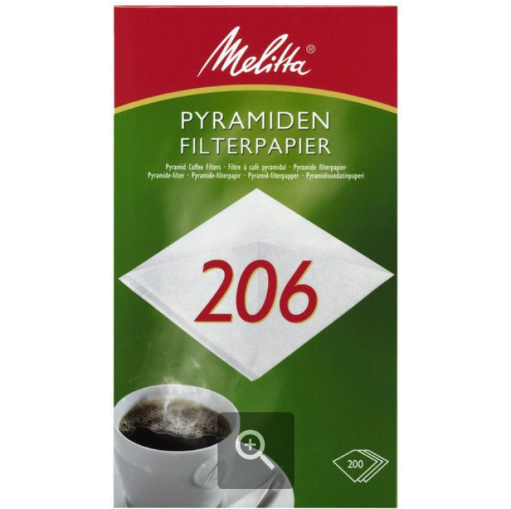 Melitta Filtertüten 206 - 200 Stück -