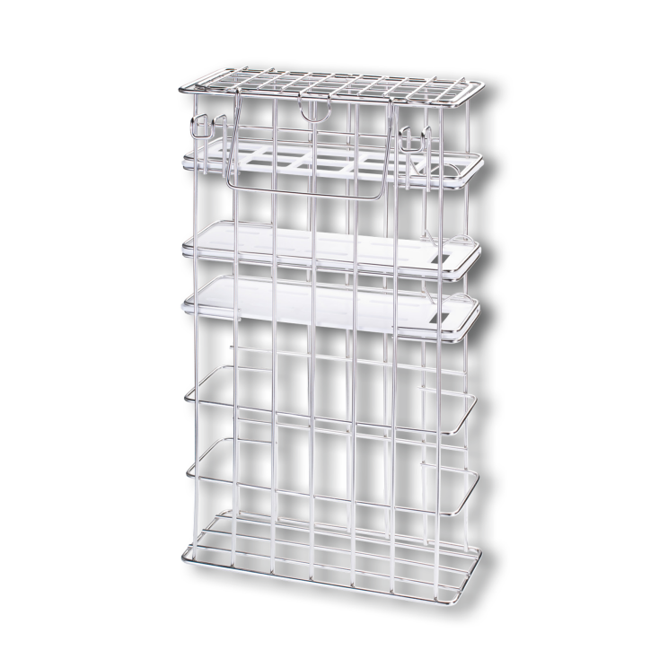 Messerkorb klein - für bis zu 6 Messer & 2 Stähle -