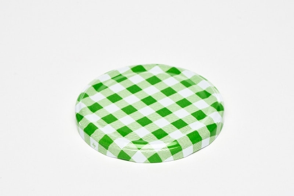 Gl&auml;serdeckel &Oslash;82mm
					- gr&uuml;n/wei&szlig; - 
				