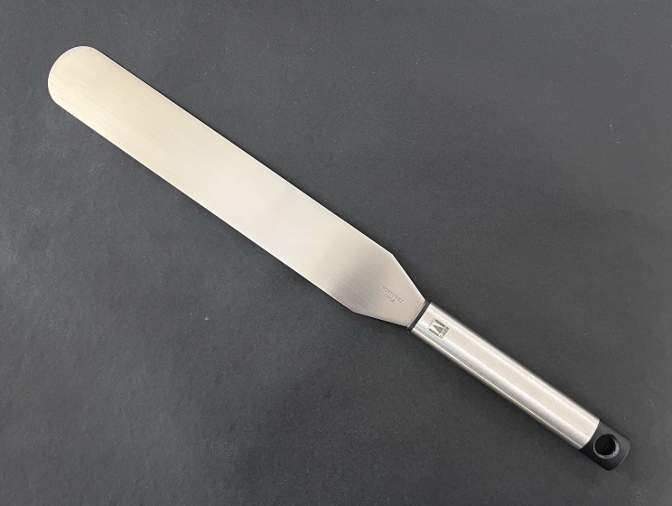 Streichpalette 22 cm - rostfrei Inox -