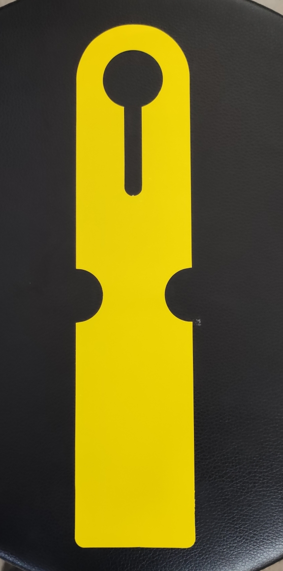 Schlaufenetiketten gelb
					- 2.000 St&uuml;ck im Karton - 
				