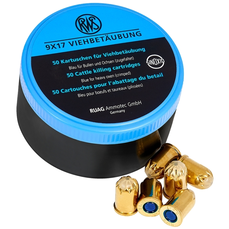 Patronen Blitz Kerner blau - Blitz Kerner 9 x 17 -
