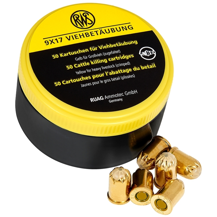 Patronen Blitz Kerner gelb - Blitz Kerner 9 x 17 -