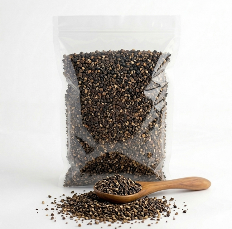 Pfeffer schwarz geschrotet Aromabeutel 1 kg