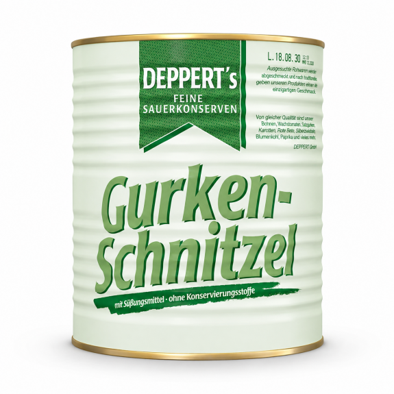 Gurkenschnitzel / Schnitzelgurken
					- Depperts -
				