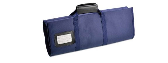 Messertasche blau
					- leer - 
				