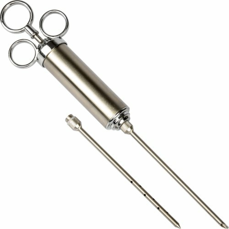 Marinierspritze / Bratenspritze / Pökelspritze - 60 ml mit 2 Nadeln -