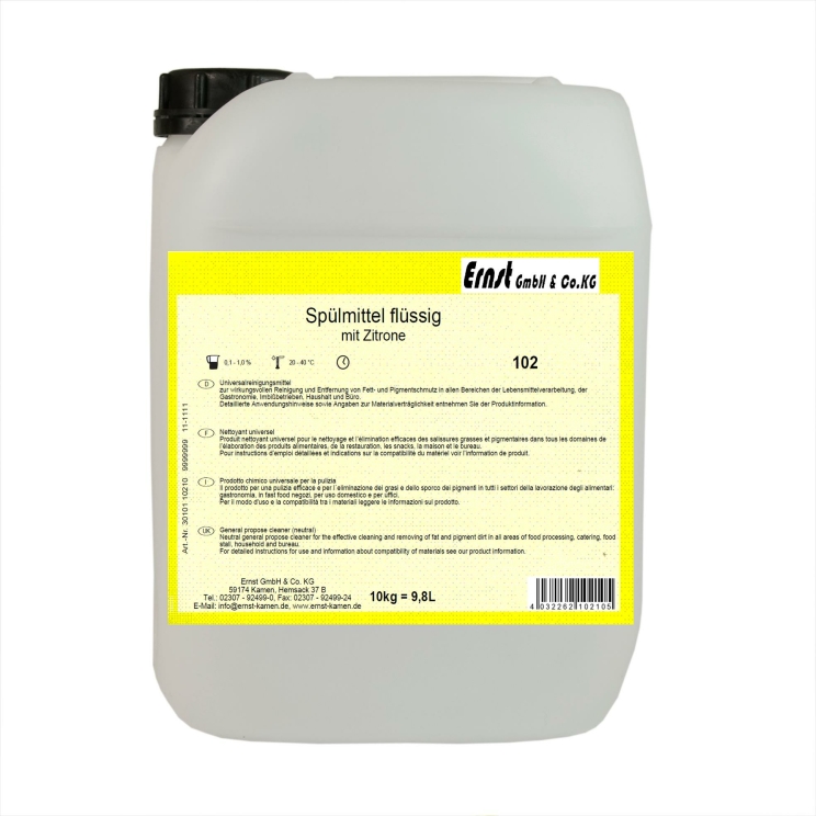 Spülmittel mit Zitrone - 10 kg -