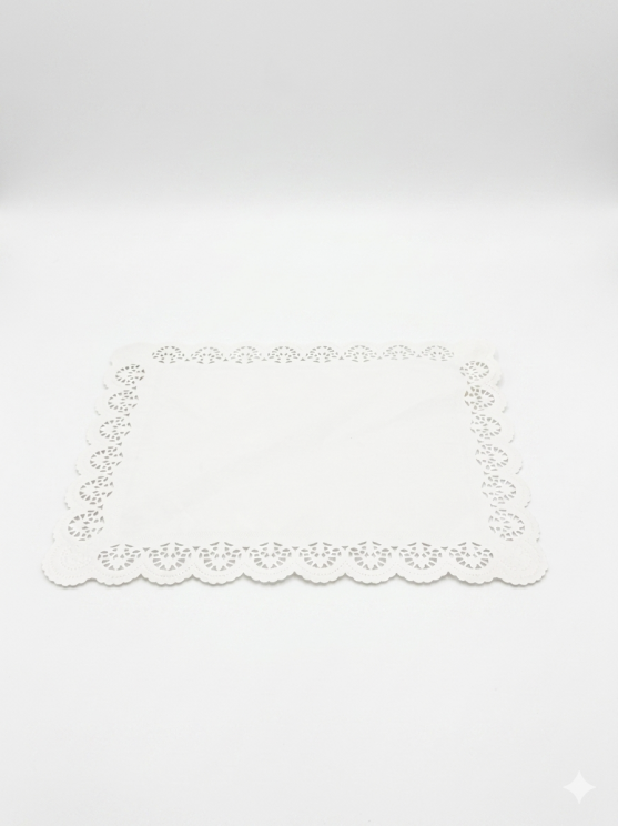 Spitzenpapier / Tortenspitzen eckig - 36 x 46 cm -