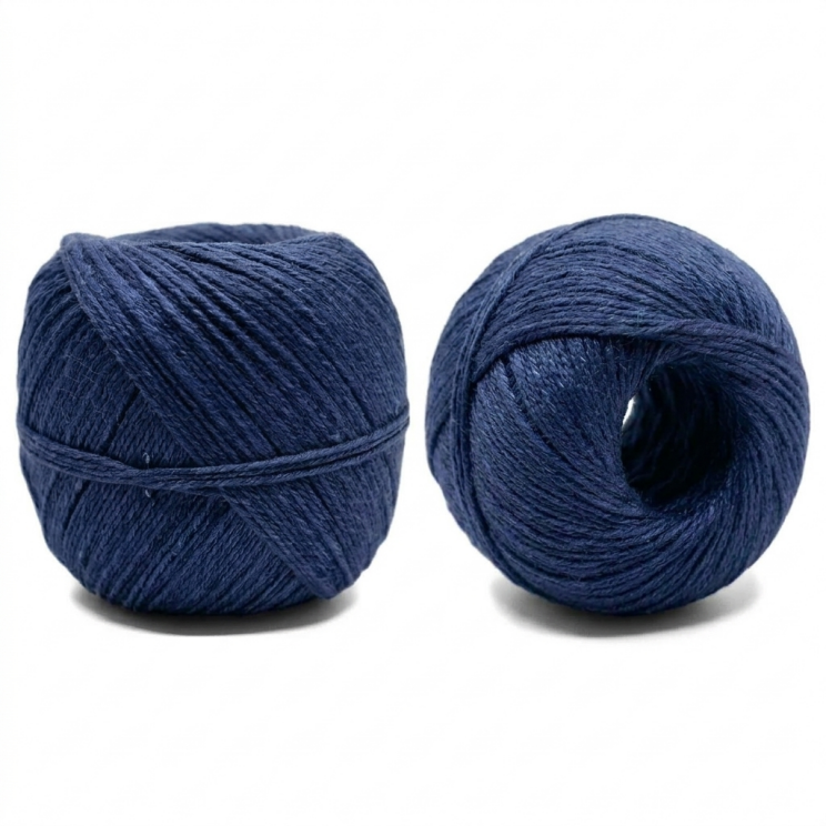 Wurstgarn 3-fach 200 g - blau -