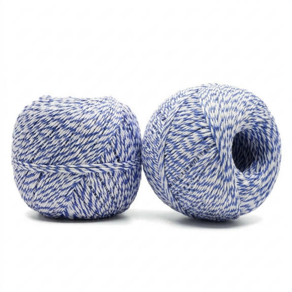 Wurstgarn 3-fach 200 g
					- blau/wei&szlig; - 
				