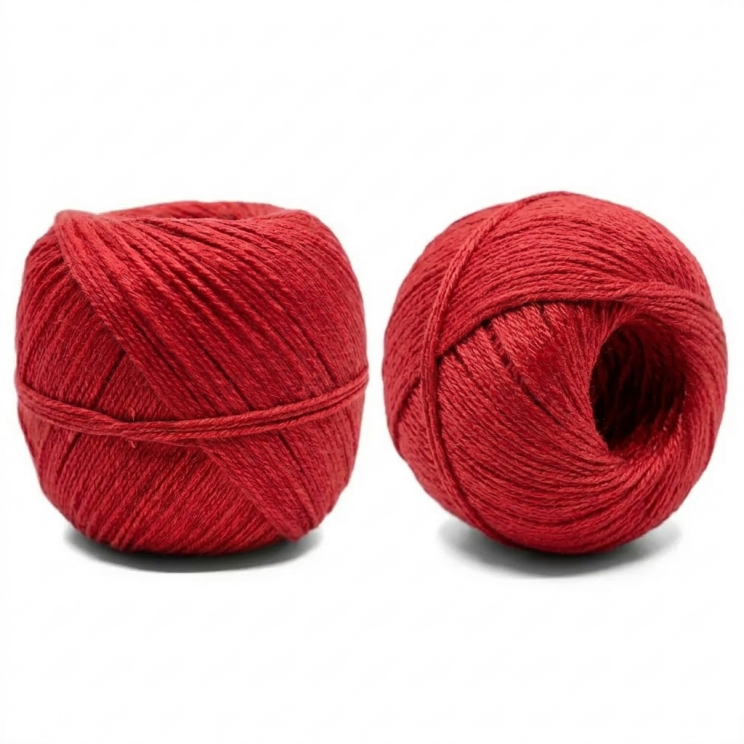 Wurstgarn 3-fach 200 g - rot -